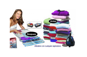 Pack Bolsas ahorra espacio, 5 o 10 unds