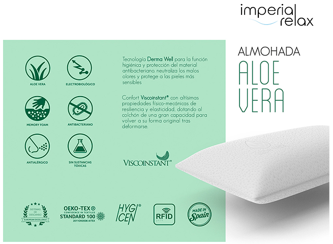 almohada visco 100 premium