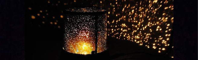 lámpara de estrellas