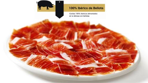 LOTE LONCHEADO DE JAMÓN BELLOTA IBÉRICO 100% EXTREMEÑO