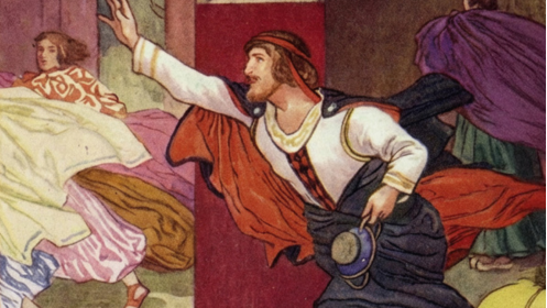 Entrada CAVEA LATERAL para TIMÓN DE ATENAS. Teatro de Mérida
