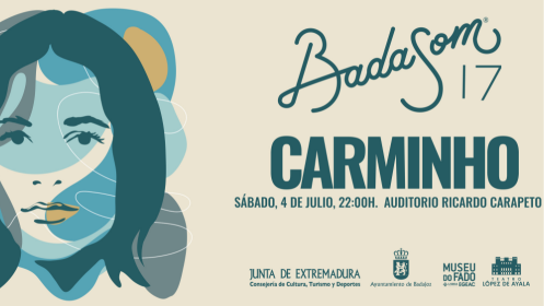 BADASOM 2026 - CARMINHO. Auditorio Municipal Ricardo Carapeto