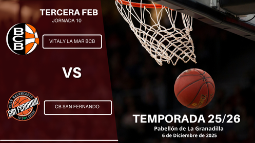 Entrada partido  VITALY LA MAR vs CB SAN FERNANDO